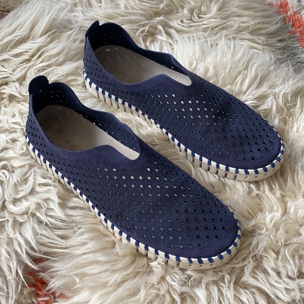 Ilse Jacobsen Tulip 139 Perforated Slip-On Sneaker